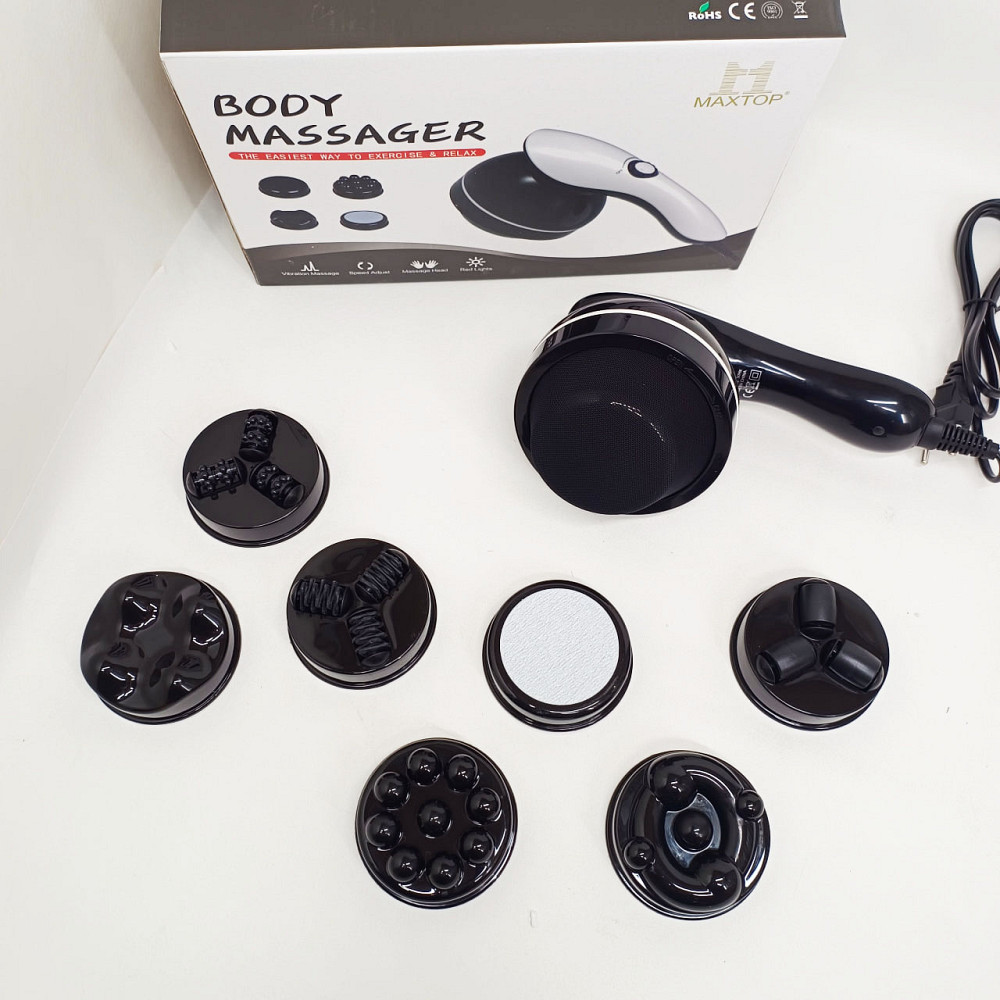 Вибрационный массажер для тела Maxtop Magic Massager 8 в 1 BD-43 Львов - изображение 15