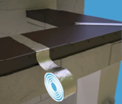 Герметизирующая лента Aquatape, 100мм x 10м, коричневая Харьков - изображение 2