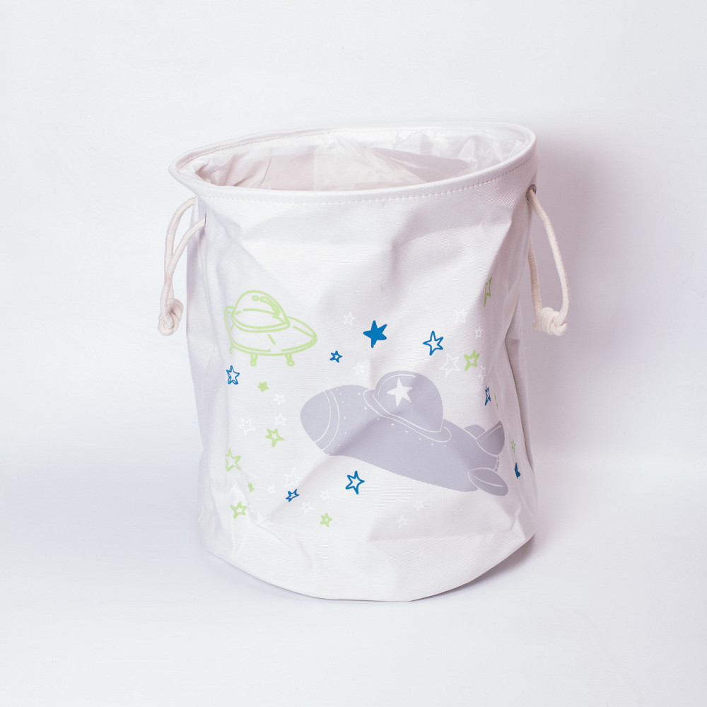 Кошик для іграшок тканинний 40×40×47 см Білий HP-41-15W Коломия - фото 1