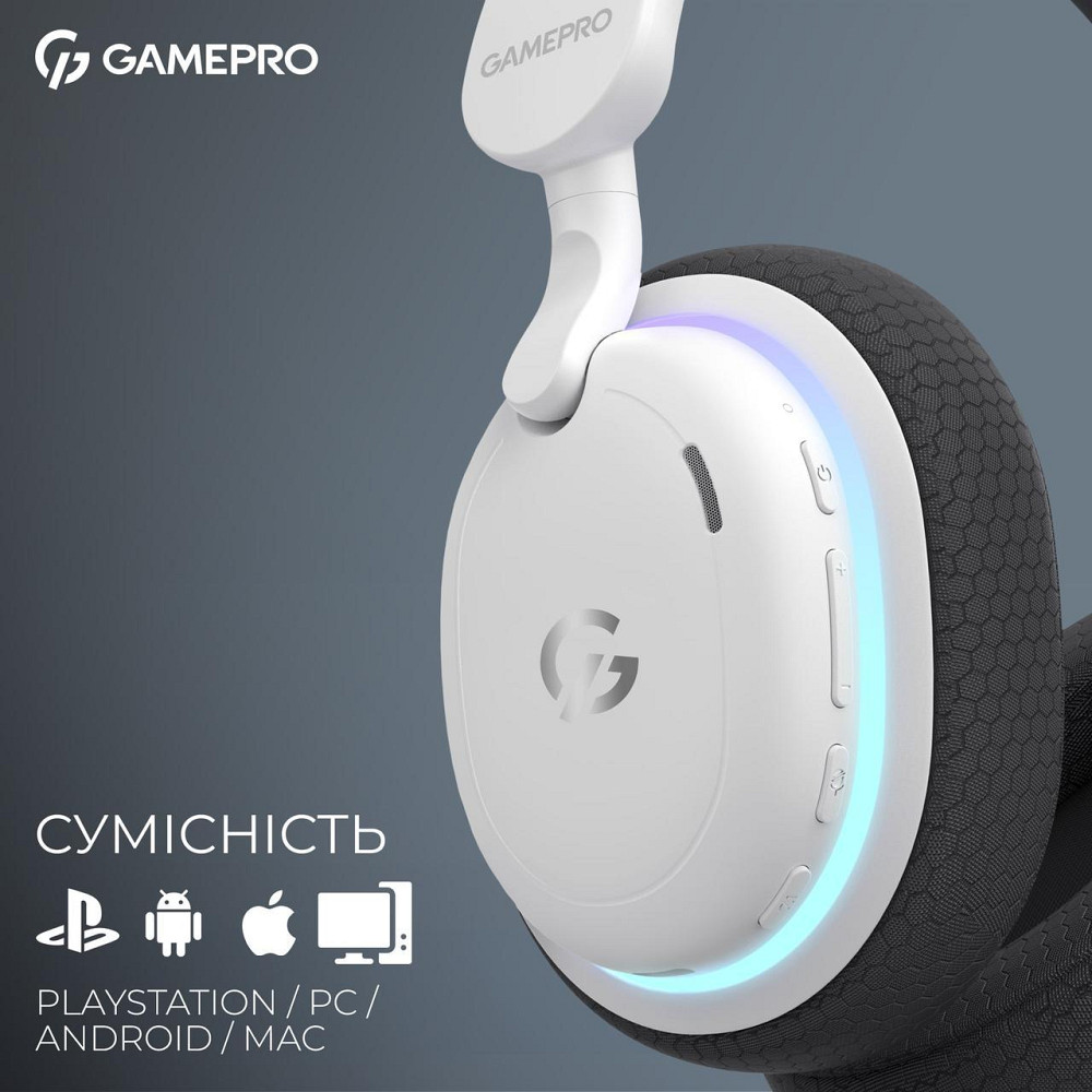 Гарнітура GamePro Asgard Bragi White (HSW250W) ( Білий ) Харків - фото 13