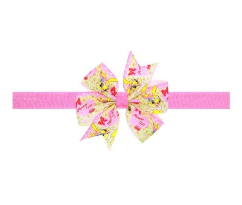 Детская повязка с зайчиками - размер банта 8см, размер универсальный (на резинке) Киев - изображение 1