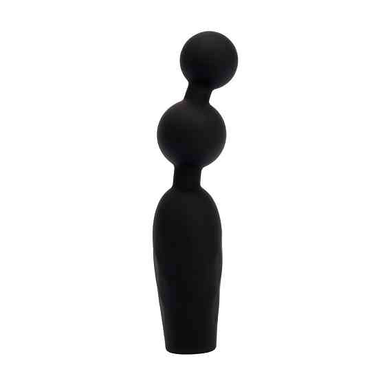 Анальная пробка CHISA Black Mont Vibrating Booty Beads с вибрирующими бусинами Sex Aura Киев
