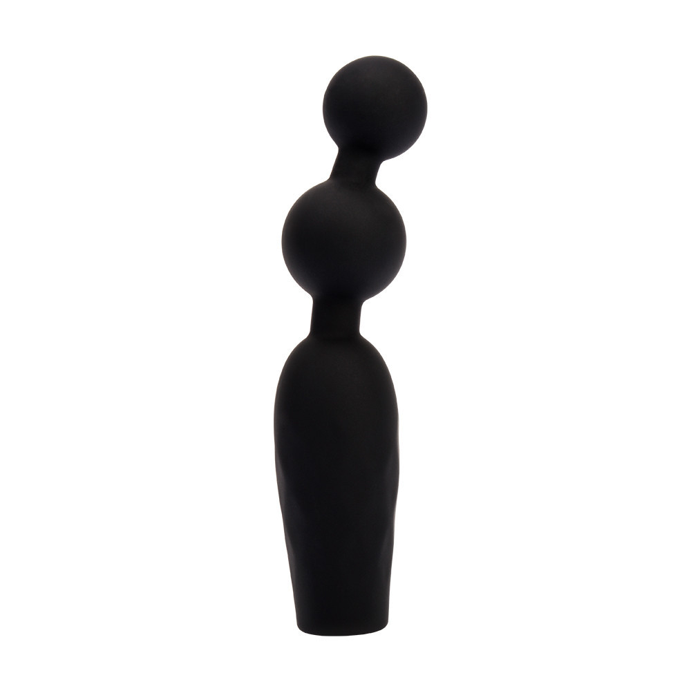 Анальная пробка CHISA Black Mont Vibrating Booty Beads с вибрирующими бусинами Sex Aura Киев - изображение 2