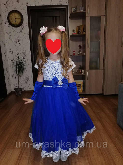 Детское нарядное мятное платье  Сильвия-брошка Кривой Рог - изображение 6