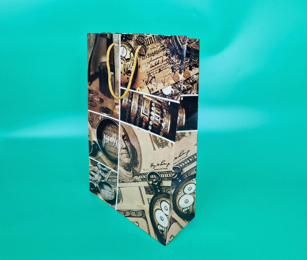 Пакет бумажный гигант вертиркальный (30х42х12)(артGV-084) (12 шт) Харьков - изображение 1