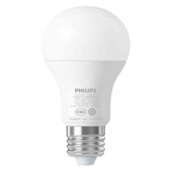 Светодиодная лампа LED Philips Xiaomi Smart LED Zhirui WiFi Smart Bulb E27 GPX4005RT (Белая) Николаев