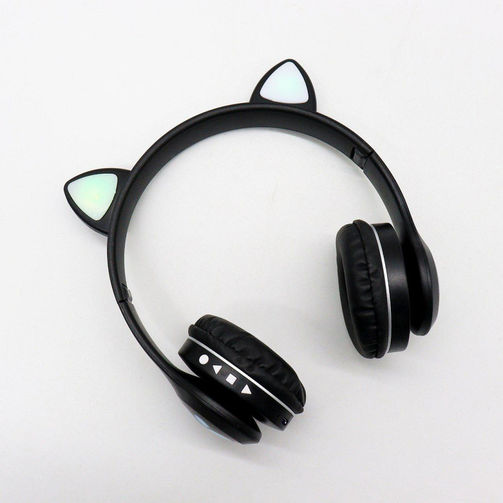 Беспроводные наушники с кошачьми ушками VZV-23M,Чёрные SBR Киев - изображение 7