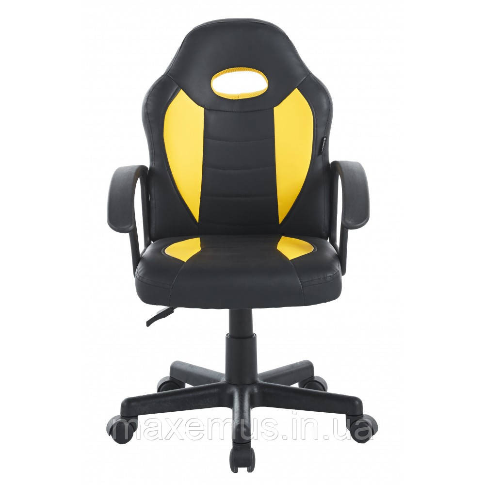 Крісло офісне геймерське Bonro B-043 геймерський стілець комп'ютерний жовтий Мостиська - фото 3