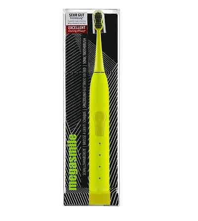 Звуковая гидроактивная зубная щетка Black Whitening II Electric Yellow (желтая) Megasmile Винница