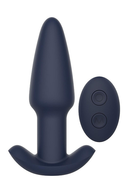 Вібруюча анальна пробка Dream Toys Startroopers Pluto з пультом керування, чорна Sex Aura Київ - фото 1