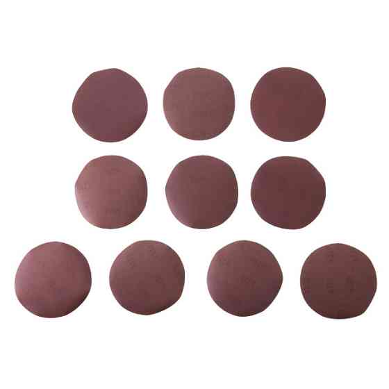 Круг наждачний на липучці 125 мм, папір клас E, щільність 220 г/м², К220, 10 од. INTERTOOL BT-0565 Київ