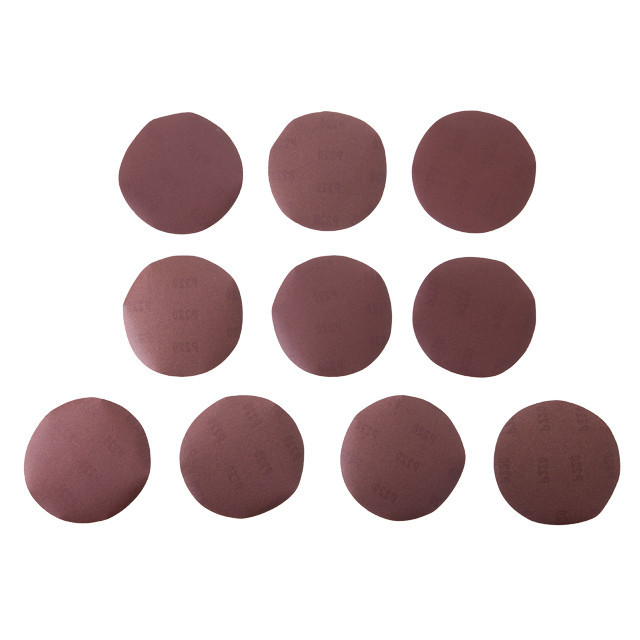 Круг наждачной на липучке 125 мм, бумага класс E, плотность 220 г/м2, К220, 10 ед. INTERTOOL BT-0565 Киев - изображение 4