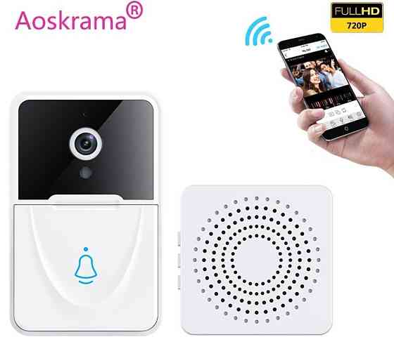 Tuya Відеодомофон Smart life дзвінок на телефон бездротовий Wi-Fi Київ