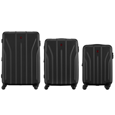 Набір валіз Wenger Oryson 3 в 1 (S,M,L) пластик, 4 колеса, чорний (653171) Вінниця - фото 3