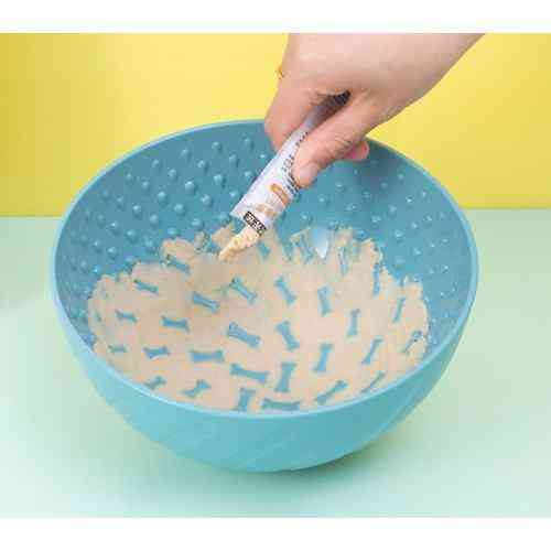 Миска для собак WahoPet для медленного кормления, голубая Винница