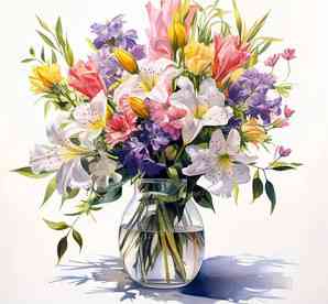 Наклейка для унітаза Квіти Київ