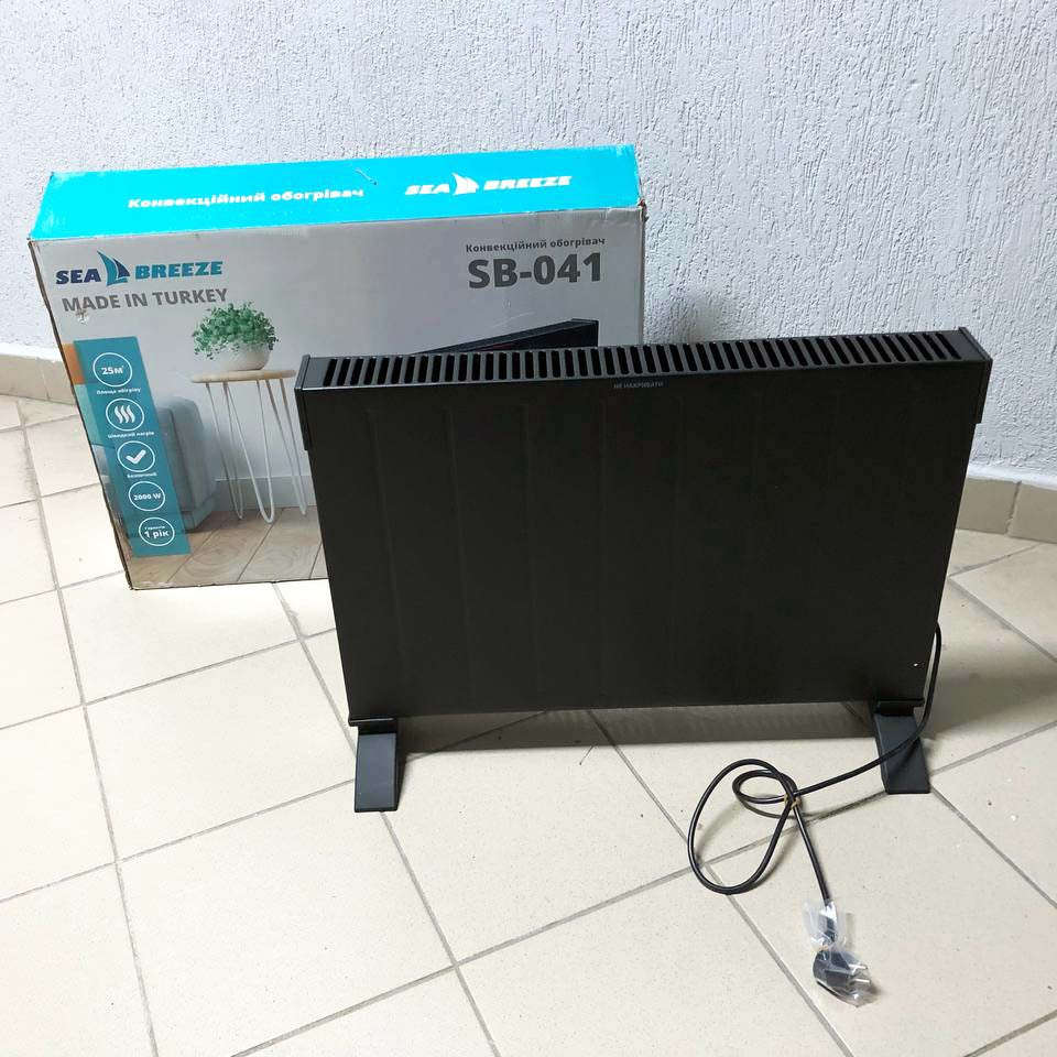 Мощный конвектор для дома SeaBreeze SB-041 2000 Вт, Тонкий электрический конвектор VO-35 Львов - изображение 9