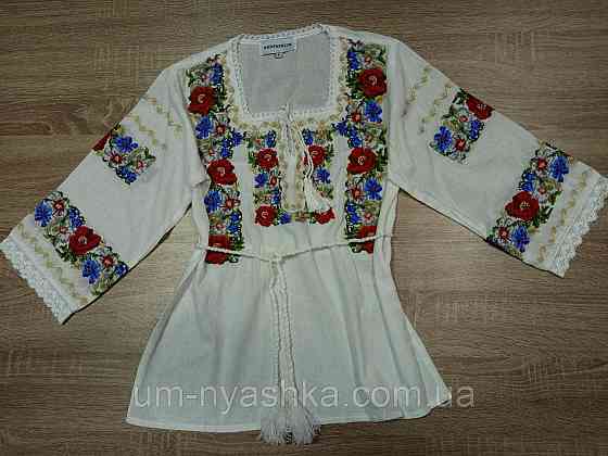 Жіноча лляна вишиванка 