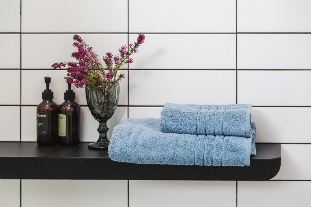 Ecotton Рушник Ecotton 70х140 см махровий банний високої щільності 420 г/м² блакитний Indigo Киев - изображение 5