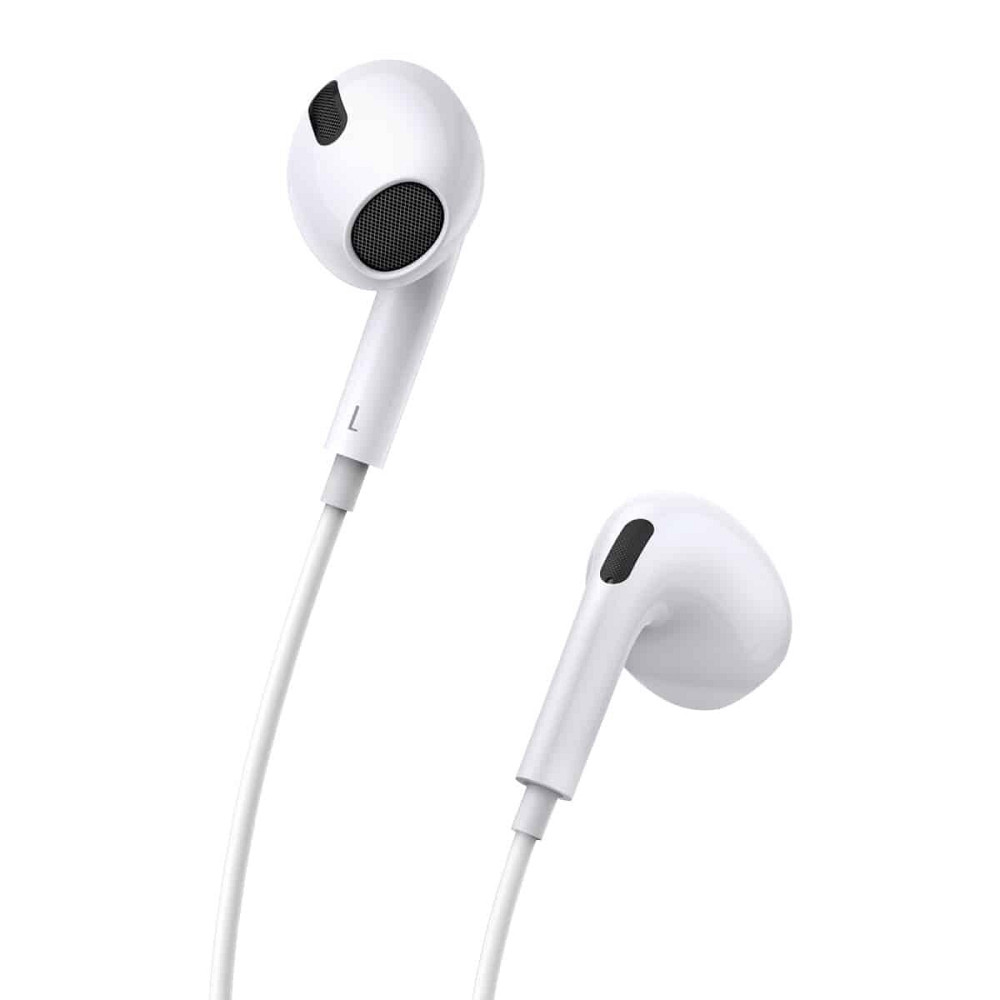 Навушники Baseus Encok 3.5mm lateral in-ear Wired Earphone H17 White Київ - фото 2