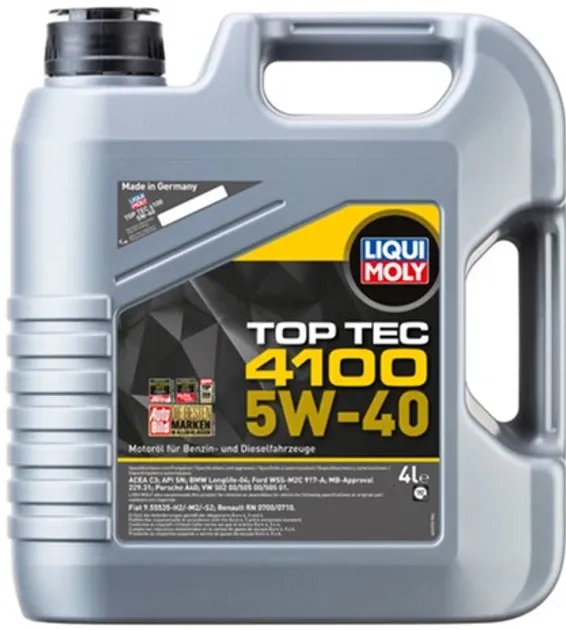 Liqui Moly 2195 Моторна олива Top Tec 4100 SAE 5W-40 Ковель - фото 1