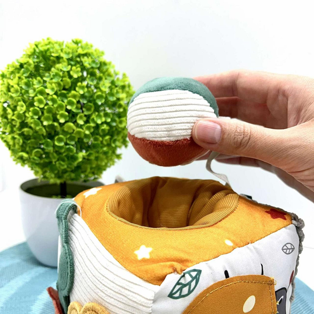 Брязкальце Limo Toy Бізикуб плюшеве (9393A) Чернігів - фото 8