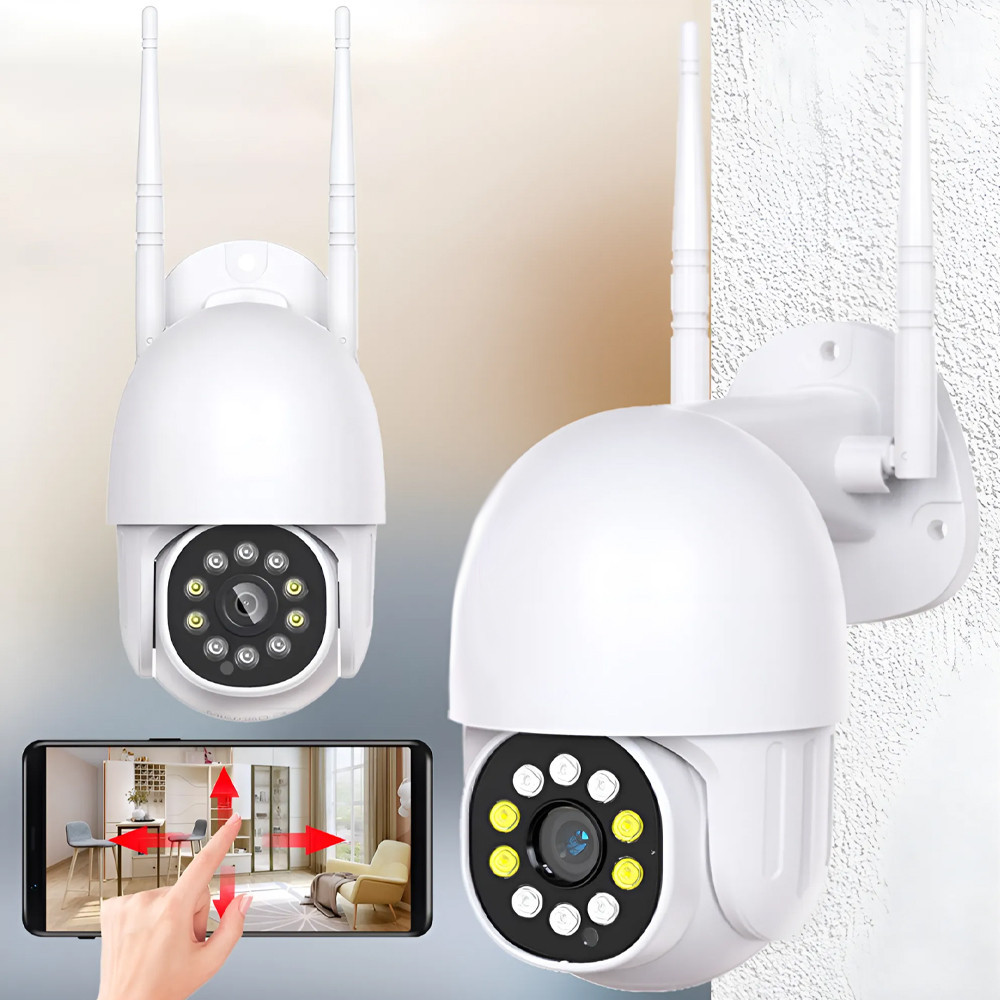 IP камера видеонаблюдения NJ PRO + Подарок Карта microSD 64GB / WIFI камера наблюдения / Уличная камера Киев - изображение 2