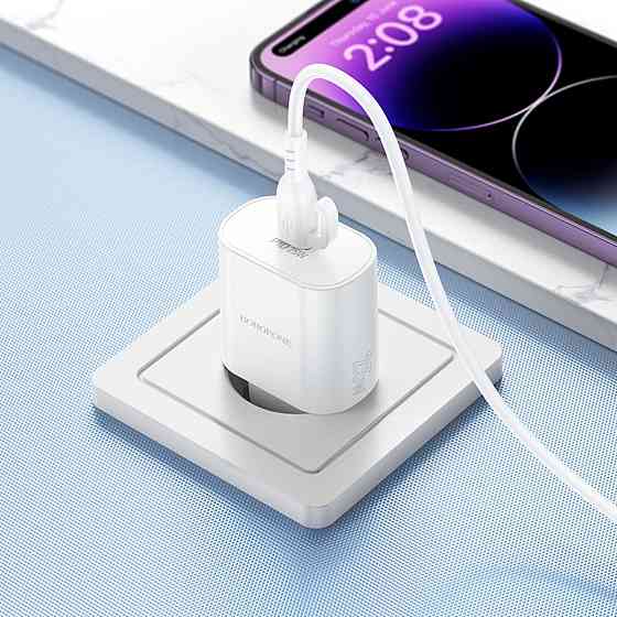Мережевий зарядний пристрій BOROFONE BA82A Platinum single port PD25W charger White 6941991112256 Одеса