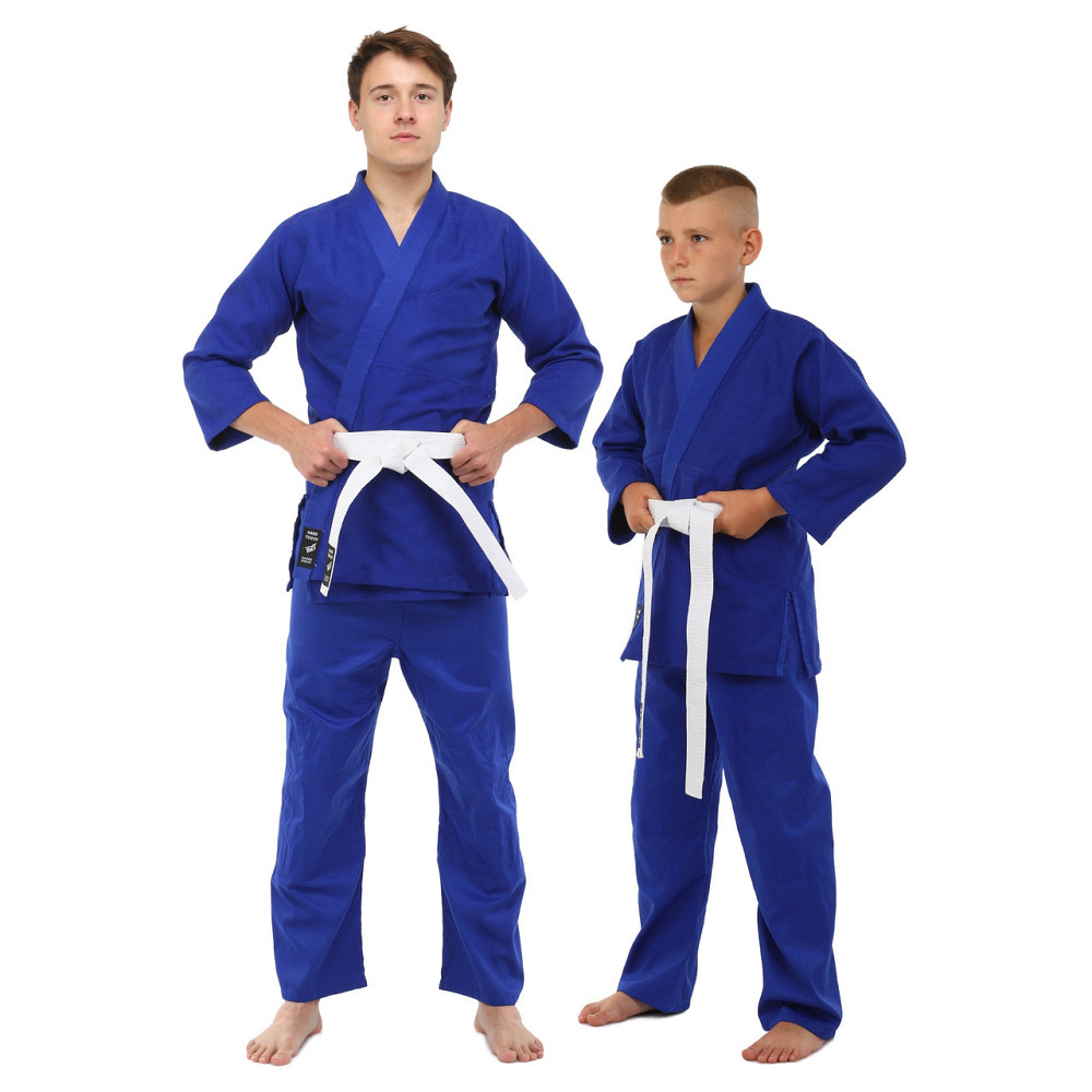 Кимоно для дзюдо HARD TOUCH CO-8916 размер 120-190см синее Спортивная форма Киев - изображение 1