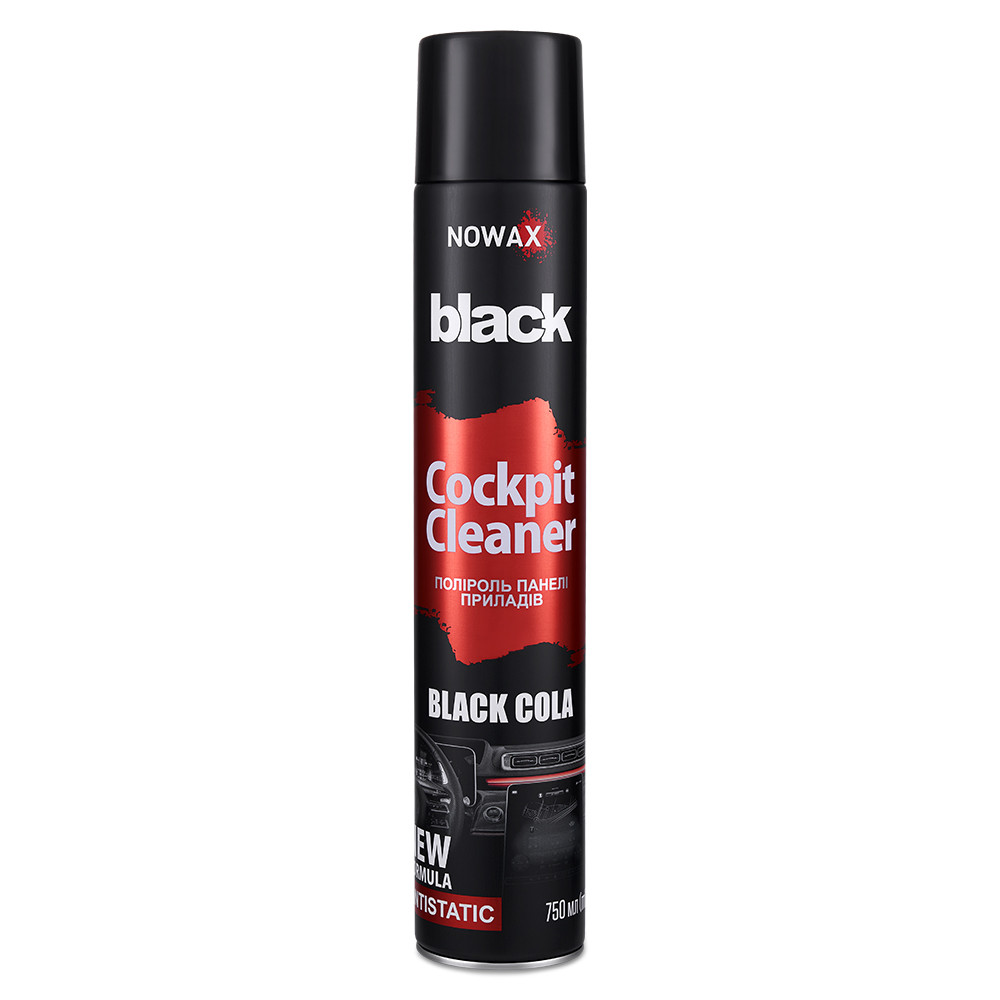 Поліроль для панелі приладів Nowax Cockpit Cleaner Spray Black Cola, 750мл Львів - фото 1