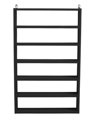 Полка для гель лаков на 6 полок. Черная Киев