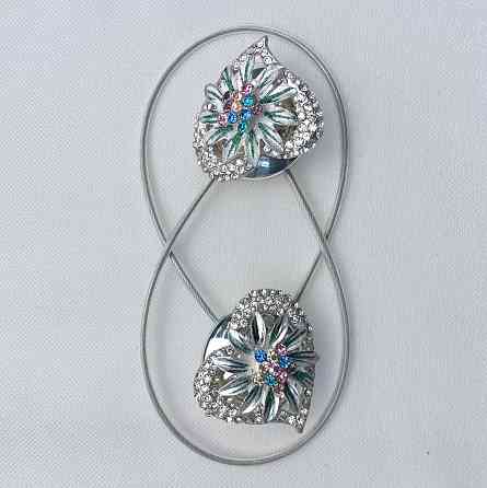 Магніти для штор та гардин "Amour" набір 2 шт Різнокольоровий (81-227) Київ