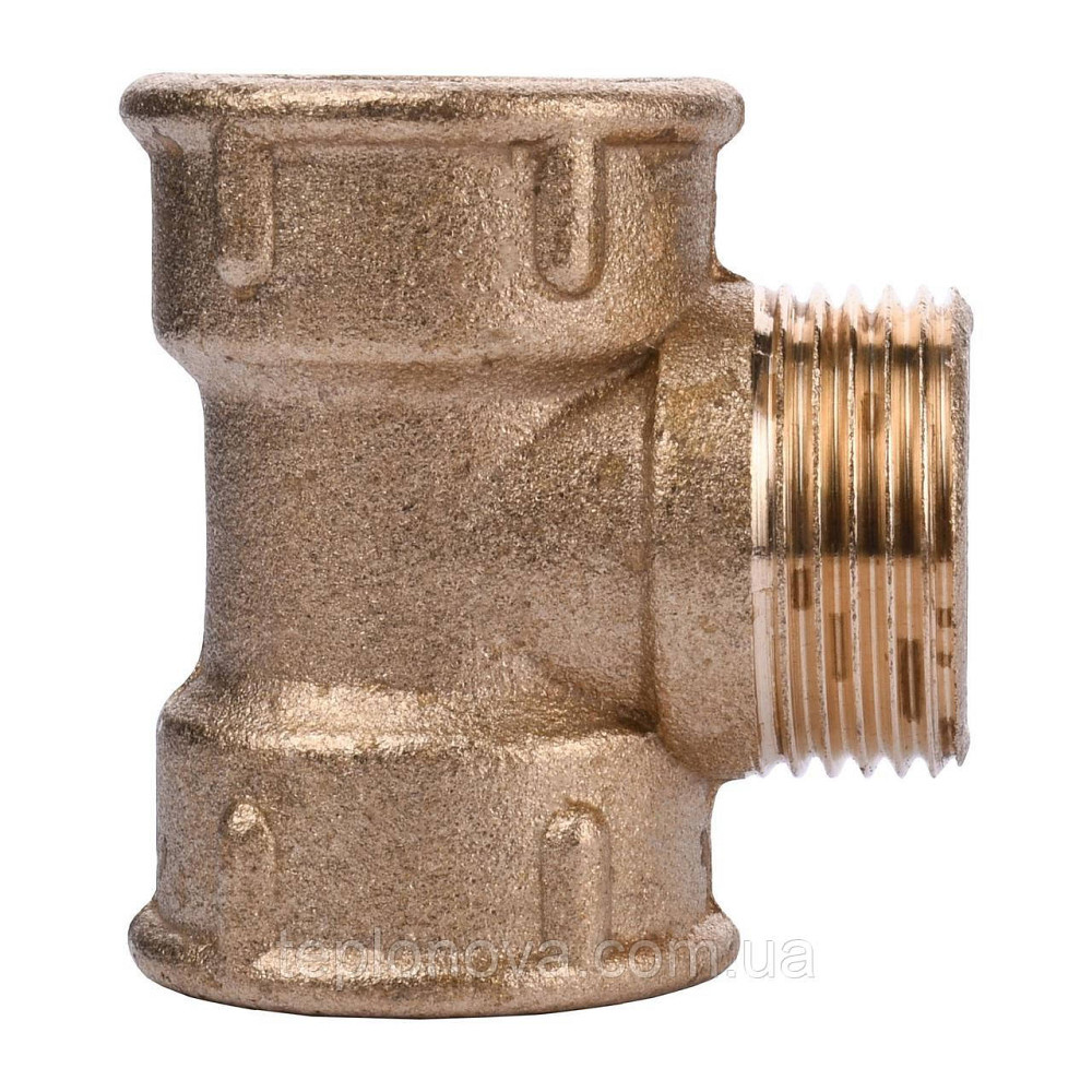 Тройник латунный 1″ВР х 1″НР х 1″ВР литейный 232-1Б Черновцы - изображение 2