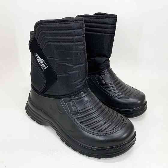 Сапоги мужские утепленные короткие 44р, Бурки низкие, Обувь рабочая спецобувь, Прочная обувь для мужчин QT-76 Львов