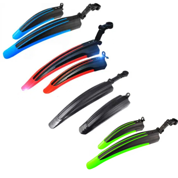 Крила велосипедні для коліс 20'' 24'' 26'' Feel Fit Чорні Бровари - фото 6