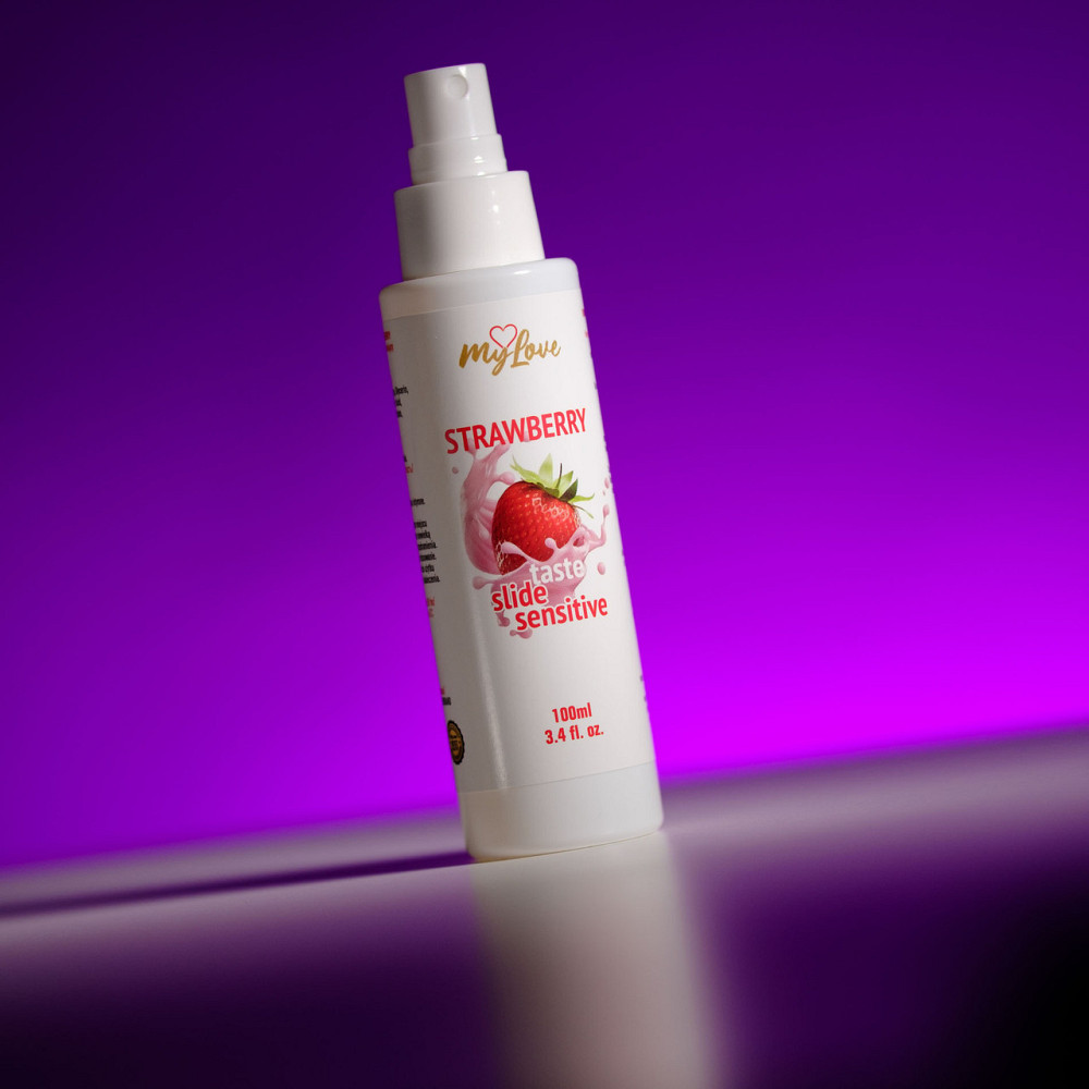 Интимный гель-лубрикант - MyLove Taste Slide Sensitive Strawberry, 100 мл Sex Aura Киев - изображение 2