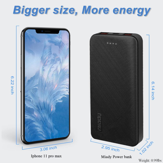 Уцінка Power Bank\ПоверБанк\Портативний зарядний 24000mAh 20W PD Київ