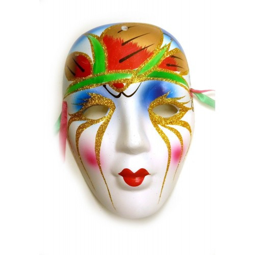 Настінна маска з кераміки яскрава Київ - фото 1