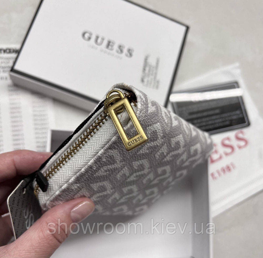 Жіночий маленький гаманець Guess (7594-1) white Київ - фото 2