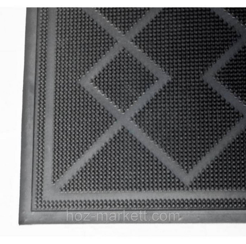 Коврик резиновый придверный  шипованный с бортом 55 см х 35 см х 0.7 см Харьков - изображение 5