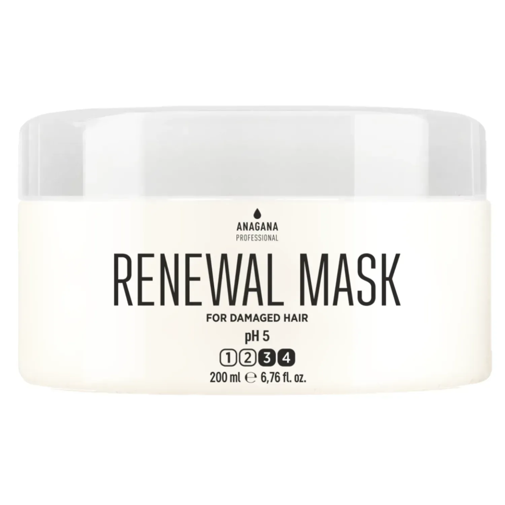 Маска Відновлення для пошкодженого ламкого волосся RENEWAL MASK ANAGANA 200 мл Київ - фото 2