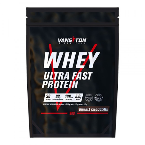 Протеїн Vansiton Ultra Protein 900 г (Подвійний Шоколад) Луцьк - фото 1
