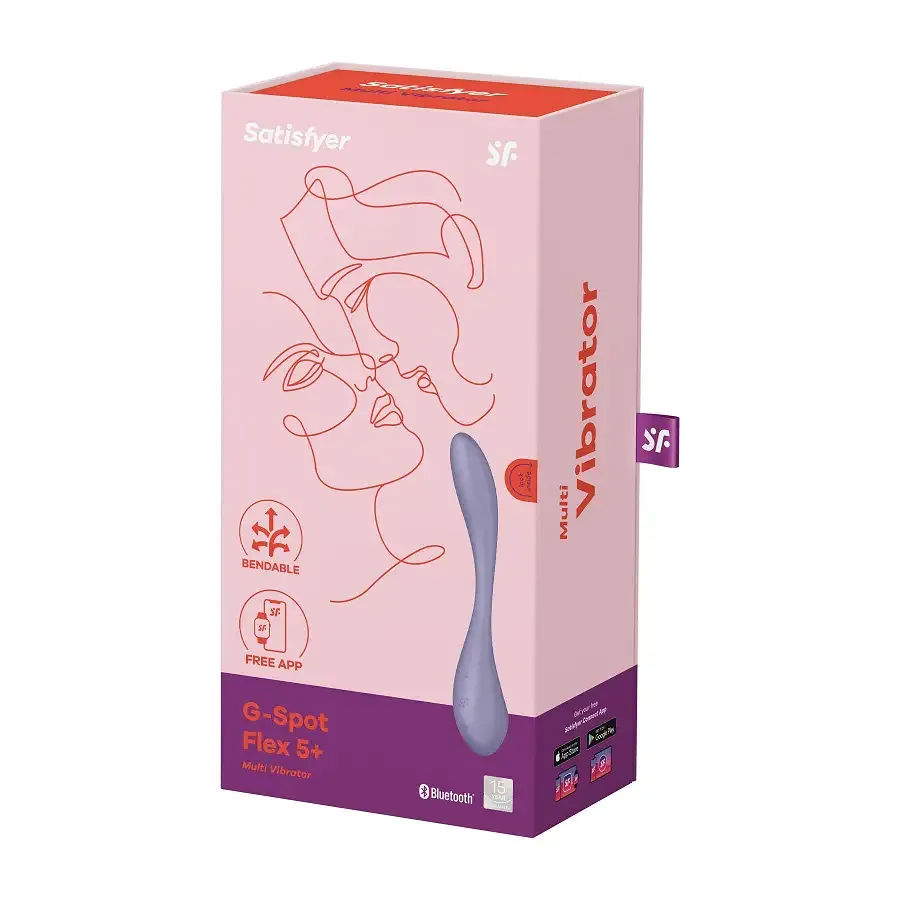 Універсальний вібратор Satisfyer G-Spot Flex 5+ Lilac Львів - фото 7