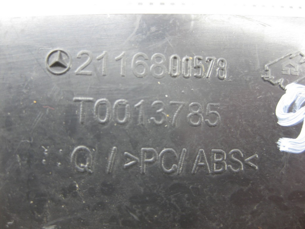 Mercedes-Benz  A2116800578 9B51 Кришка лівого торця панелі приладів антрацит E-Class W211 Одесса - изображение 8