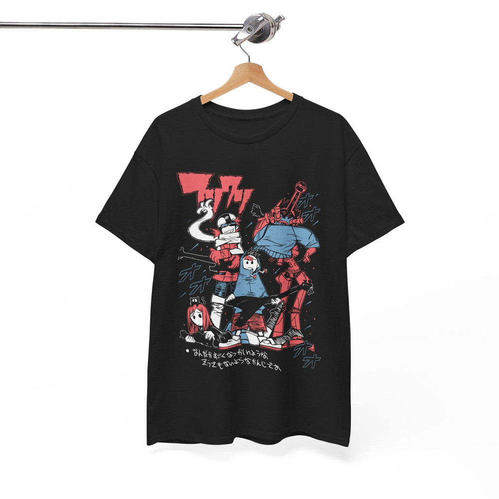 Футболка для хлопчика з аніме принтом Харуко Харухара Хеавй Аніме оверсайз (зріст від 165 до 180) Чорний AnimeJ0032m Дніпро - фото 6