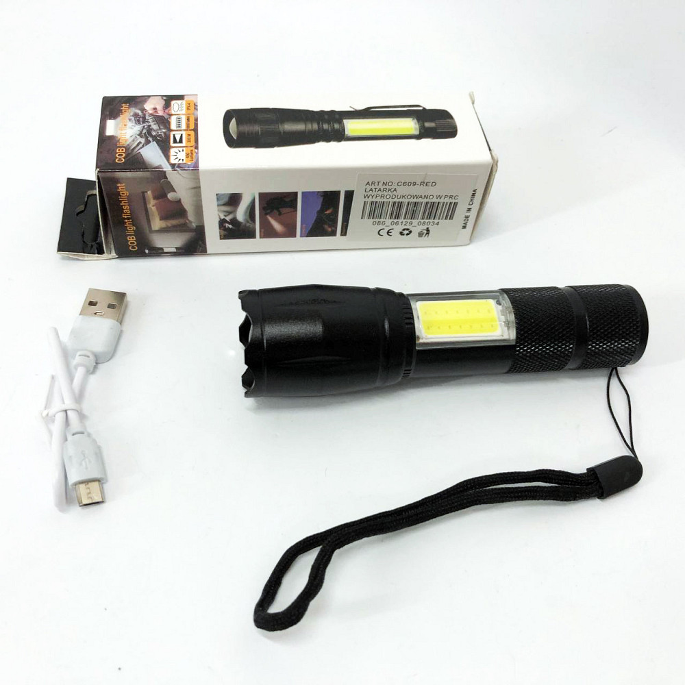 Профессиональный тактический фонарик PLD, Портативный светодиодный фонарь с зарядкой ZN-19 Ивано-Франковск - изображение 3