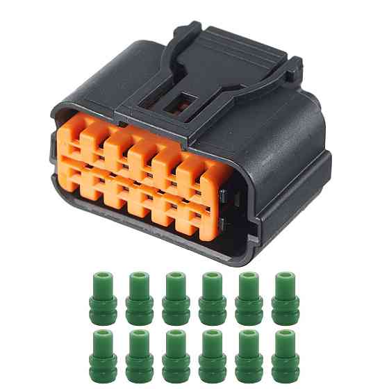 Разъем коннектор 12-кон., HP285-12021, 1879003175AS, TWP12F-B ASSY, KUM Корея универс., Hyundai, Kia 41299 Киев