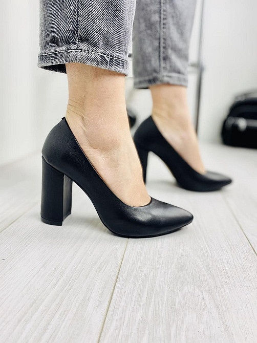 Ilona Туфлі жіночі ILONA 20/44 чорні (весна-осінь, шкіра натуральна) (3192) 36 Коломия - фото 1