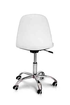 Стілець офісний Марсель, шкірзам білий Київ