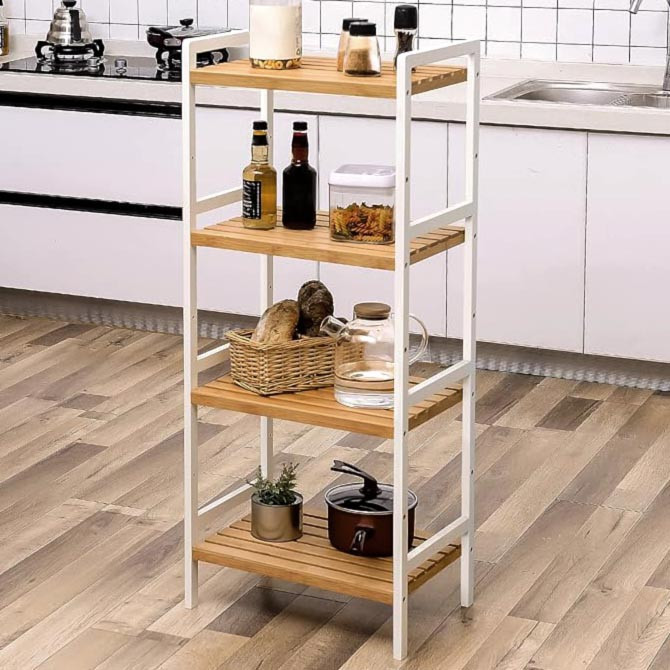 Стелаж кухонний "Сенмар 4" зефір-сієна Миколаїв - фото 1